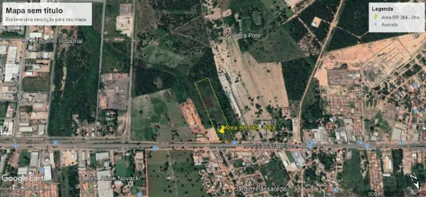 Foto 1 de Lote/Terreno à venda, 60196m² em Distrito Industrial, Cuiabá