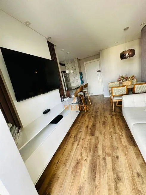 Foto 1 de Apartamento com 2 Quartos à venda, 64m² em Chacara Agrindus, Taboão da Serra