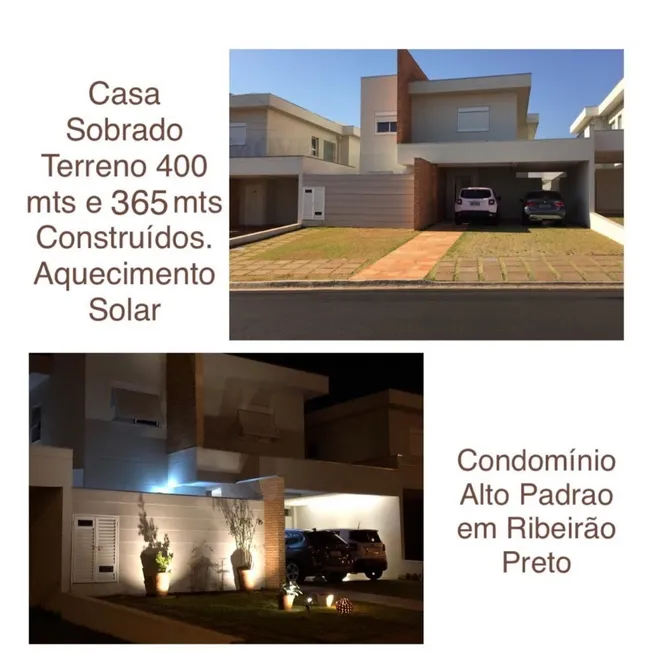 Foto 1 de Casa de Condomínio com 3 Quartos à venda, 365m² em Condominio Jardim Sul, Ribeirão Preto