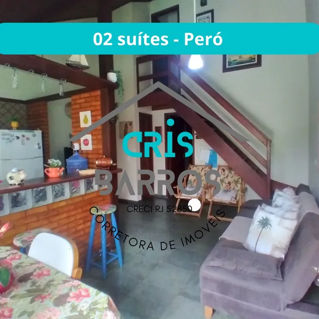 Foto 1 de Casa de Condomínio com 2 Quartos à venda, 61m² em Peró, Cabo Frio