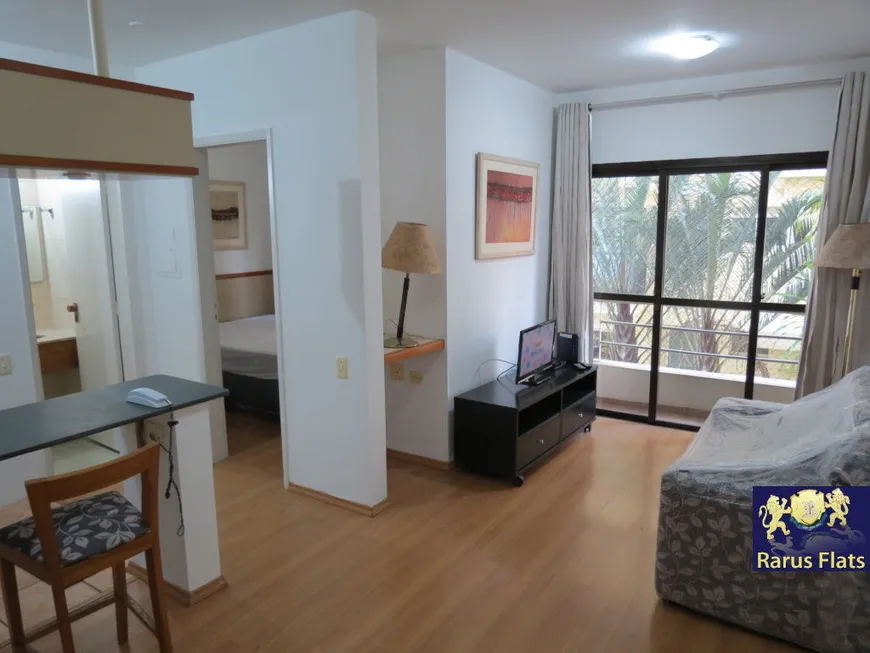 Foto 1 de Flat com 1 Quarto para alugar, 35m² em Jardins, São Paulo