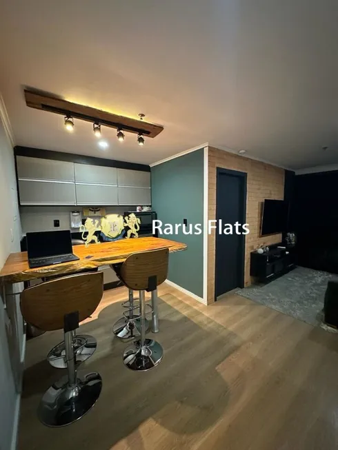 Foto 1 de Flat com 1 Quarto para alugar, 35m² em Moema, São Paulo