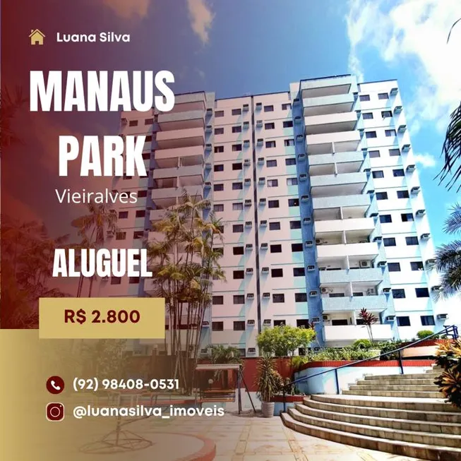 Foto 1 de Apartamento com 2 Quartos para alugar, 60m² em Nossa Senhora das Graças, Manaus