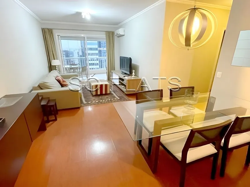 Foto 1 de Flat com 2 Quartos à venda, 75m² em Brooklin, São Paulo