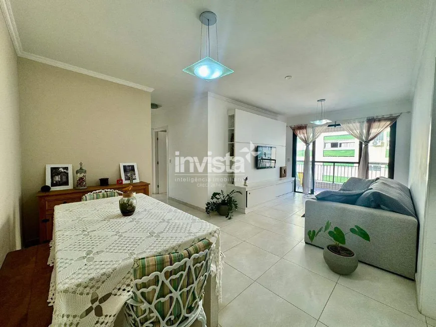 Foto 1 de Apartamento com 2 Quartos à venda, 87m² em José Menino, Santos