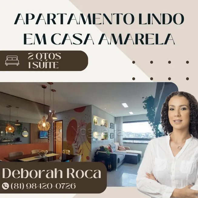 Foto 1 de Apartamento com 2 Quartos à venda, 80m² em Casa Amarela, Recife