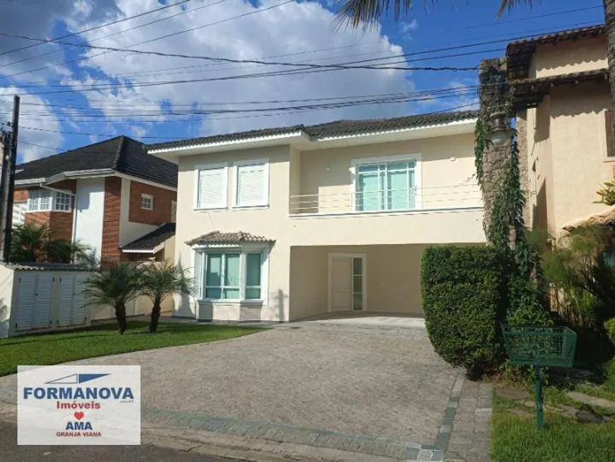 Foto 1 de Casa de Condomínio com 4 Quartos para venda ou aluguel, 400m² em Granja Viana, Cotia