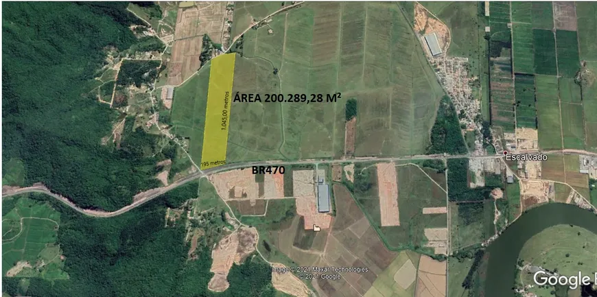 Foto 1 de Lote/Terreno à venda, 300000m² em Escalvado, Navegantes