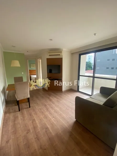 Foto 1 de Flat com 1 Quarto para alugar, 48m² em Vila Olímpia, São Paulo