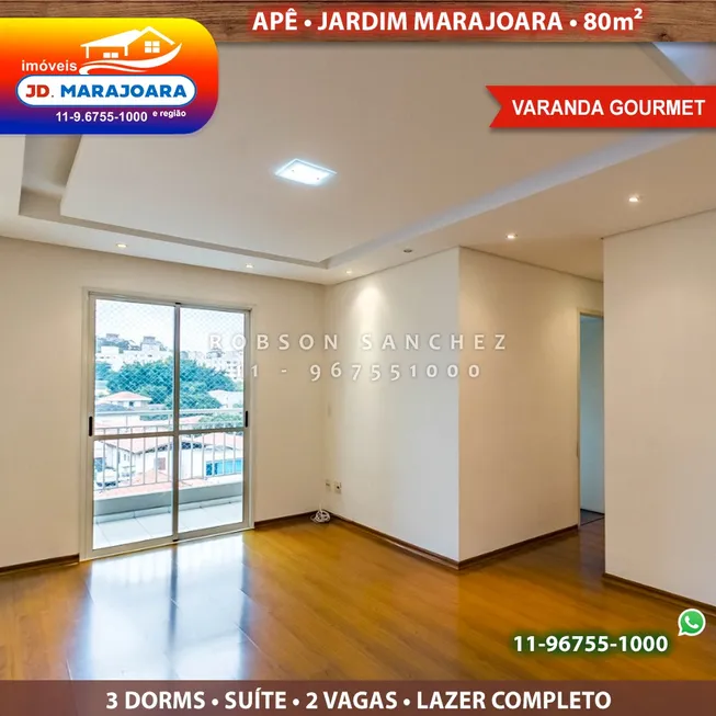 Foto 1 de Apartamento com 3 Quartos à venda, 78m² em Jardim Marajoara, São Paulo