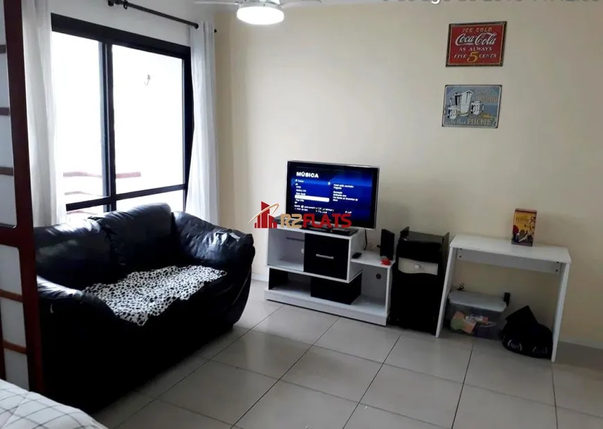 Foto 1 de Flat com 1 Quarto para alugar, 35m² em Moema, São Paulo