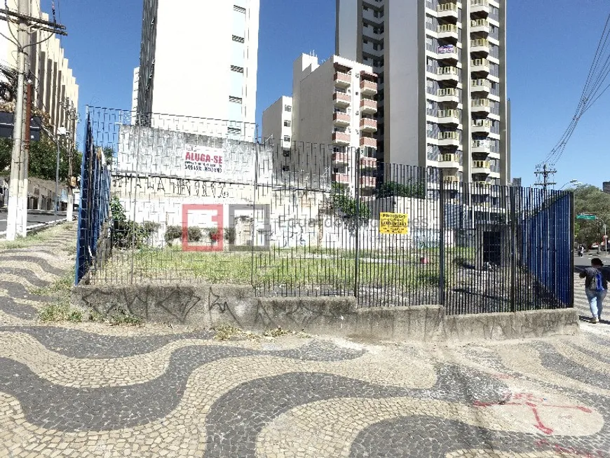 Foto 1 de Lote/Terreno para venda ou aluguel, 770m² em Centro, Campinas