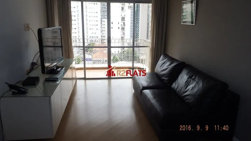 Foto 1 de Flat com 2 Quartos à venda, 63m² em Itaim Bibi, São Paulo