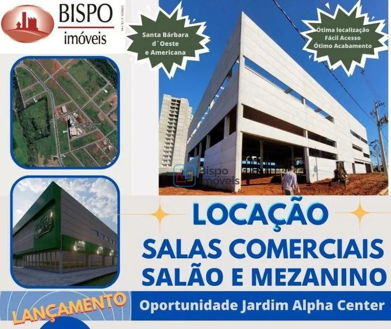 Foto 1 de Sala Comercial para alugar, 66m² em Loteamento Industrial, Santa Bárbara D'Oeste