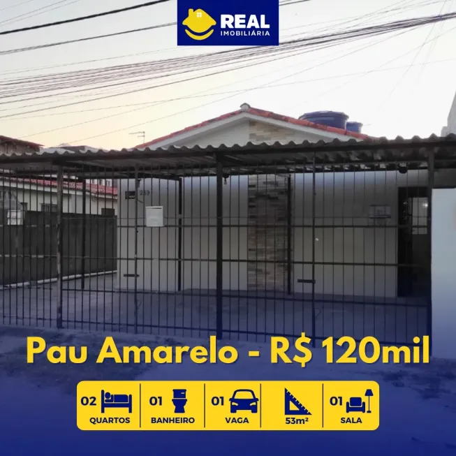Foto 1 de Apartamento com 2 Quartos à venda, 53m² em Pau Amarelo, Paulista