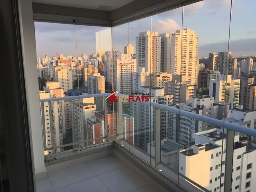 Foto 1 de Flat com 1 Quarto à venda, 38m² em Brooklin, São Paulo