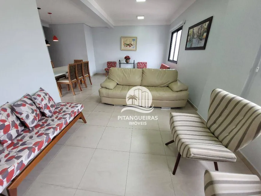 Foto 1 de Flat com 3 Quartos à venda, 112m² em Pitangueiras, Guarujá