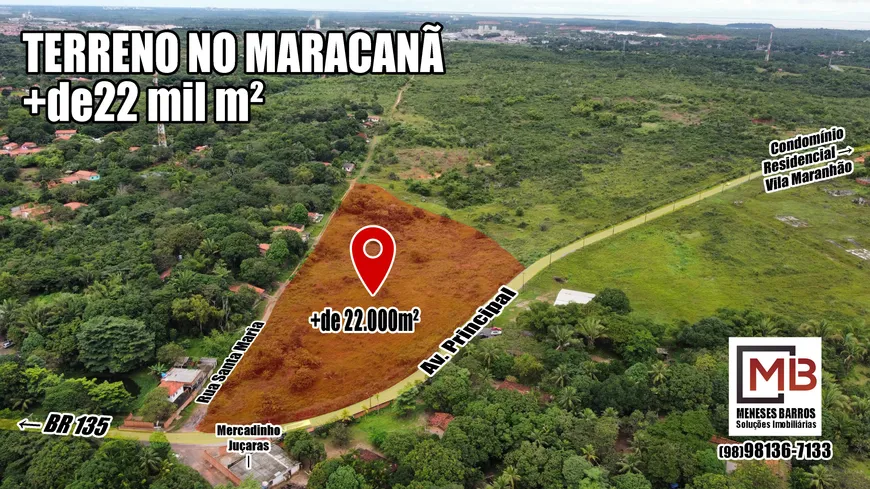 Foto 1 de Lote/Terreno à venda, 20000m² em Maracana, São Luís