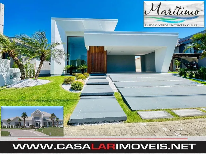 Foto 1 de Casa de Condomínio com 3 Quartos à venda, 182m² em Condominio Maritimo, Tramandaí