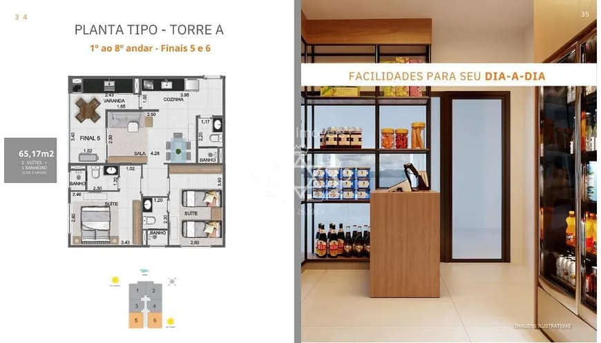 Foto 1 de Apartamento com 1 Quarto à venda, 52m² em Parque Balneario Poiares, Caraguatatuba