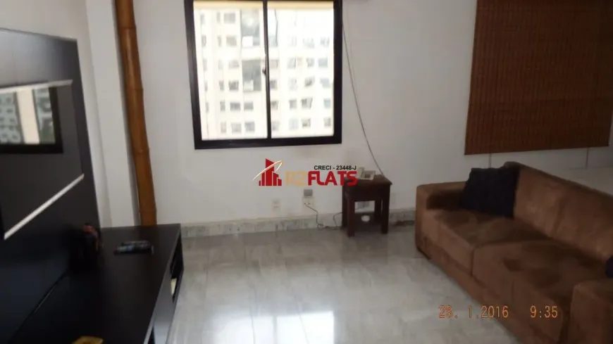 Foto 1 de Flat com 1 Quarto para alugar, 37m² em Moema, São Paulo