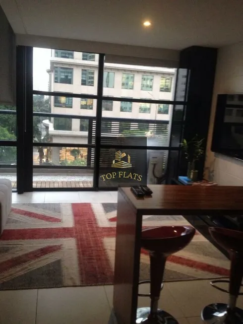 Foto 1 de Flat com 1 Quarto para alugar, 50m² em Vila Olímpia, São Paulo