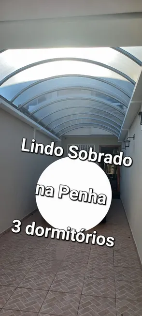 Foto 1 de Casa com 3 Quartos à venda, 180m² em Penha, São Paulo