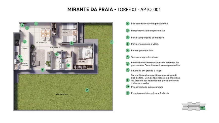 Foto 1 de Apartamento com 2 Quartos à venda, 45m² em Cruz das Almas, Maceió