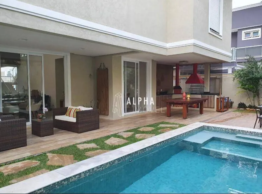 Foto 1 de Casa de Condomínio com 4 Quartos à venda, 396m² em Alphaville, Santana de Parnaíba