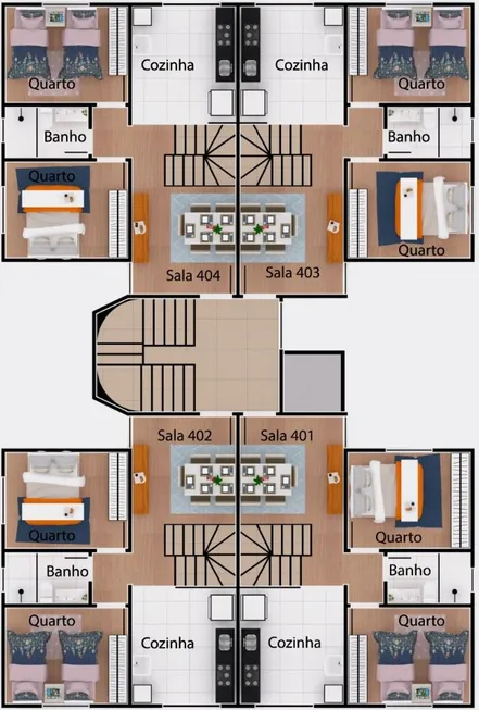 Foto 1 de Apartamento com 2 Quartos à venda, 52m² em Arvoredo, Contagem