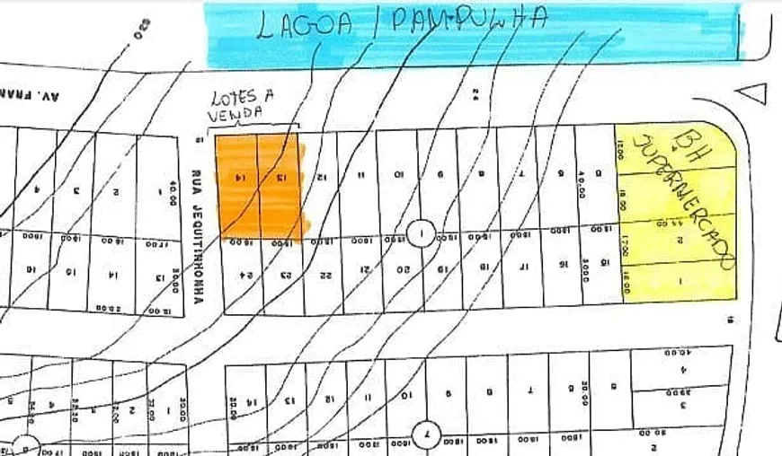 Foto 1 de Lote/Terreno à venda, 1200m² em Guarujá, Montes Claros