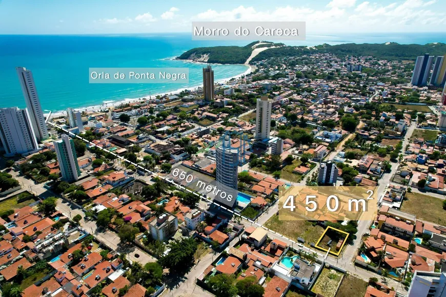 Foto 1 de Lote/Terreno à venda, 450m² em Ponta Negra, Natal