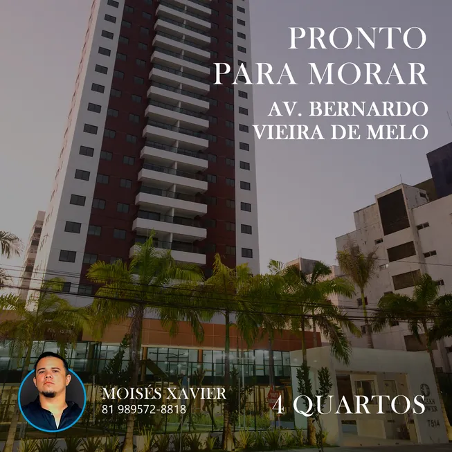Foto 1 de Apartamento com 4 Quartos à venda, 134m² em Candeias Jaboatao, Jaboatão dos Guararapes