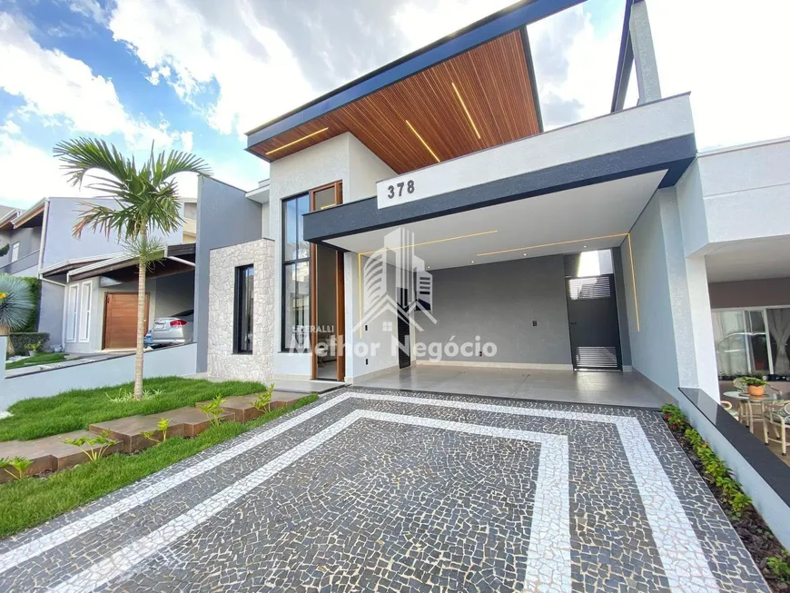 Foto 1 de Casa com 3 Quartos à venda, 145m² em Residencial Real Parque Sumaré, Sumaré