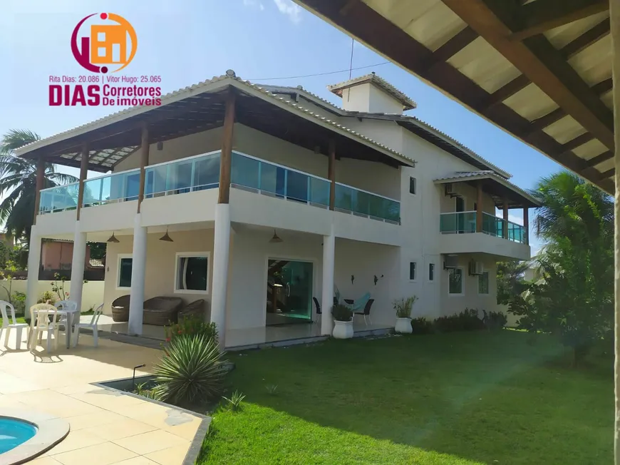 Foto 1 de Casa com 5 Quartos à venda, 450m² em Barra do Jacuípe, Camaçari