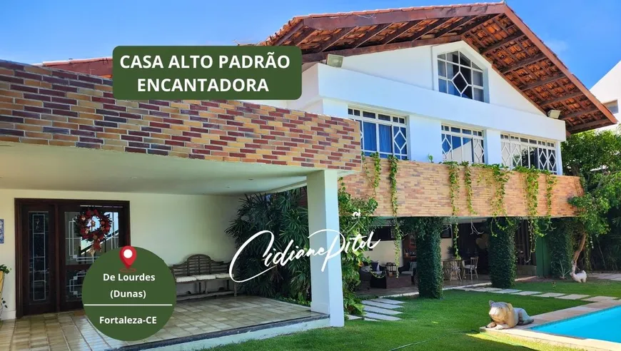 Foto 1 de Sobrado com 4 Quartos à venda, 515m² em De Lourdes, Fortaleza