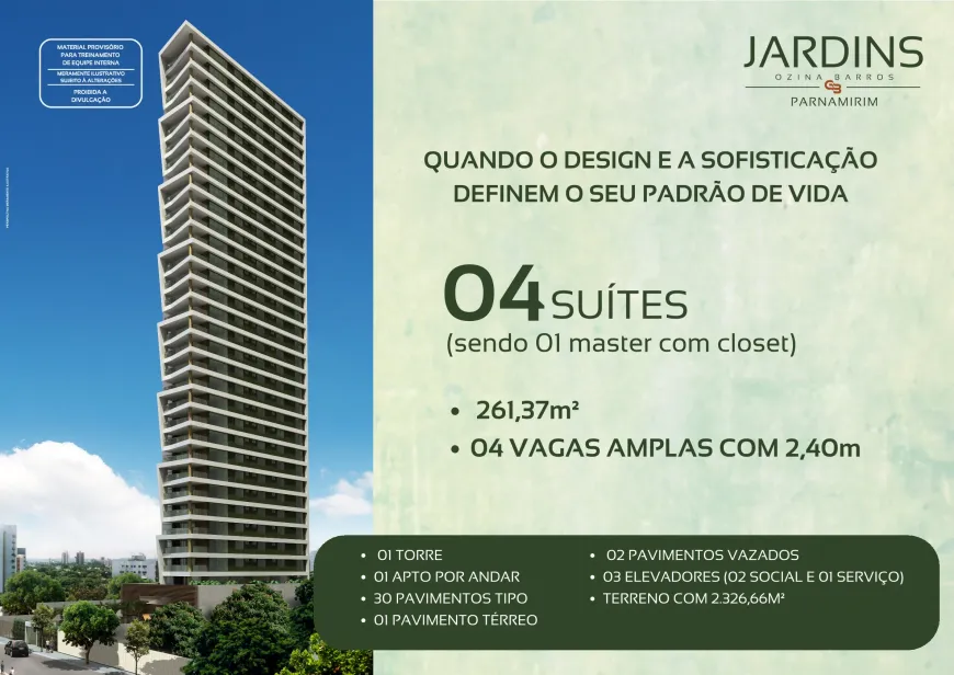 Foto 1 de Apartamento com 4 Quartos à venda, 261m² em Casa Amarela, Recife