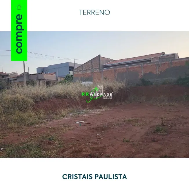 Foto 1 de Lote/Terreno à venda, 350m² em , Cristais Paulista