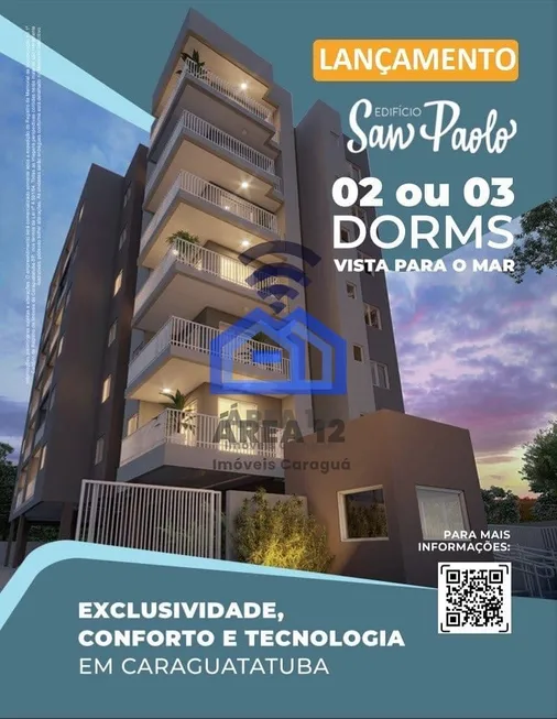 Foto 1 de Apartamento com 2 Quartos à venda, 65m² em Porto Novo, Caraguatatuba