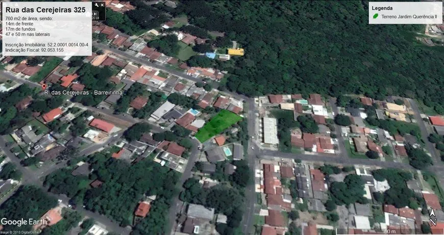 Foto 1 de Lote/Terreno à venda, 760m² em Barreirinha, Curitiba