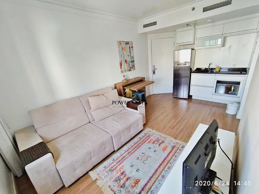 Foto 1 de Flat com 1 Quarto para alugar, 45m² em Moema, São Paulo