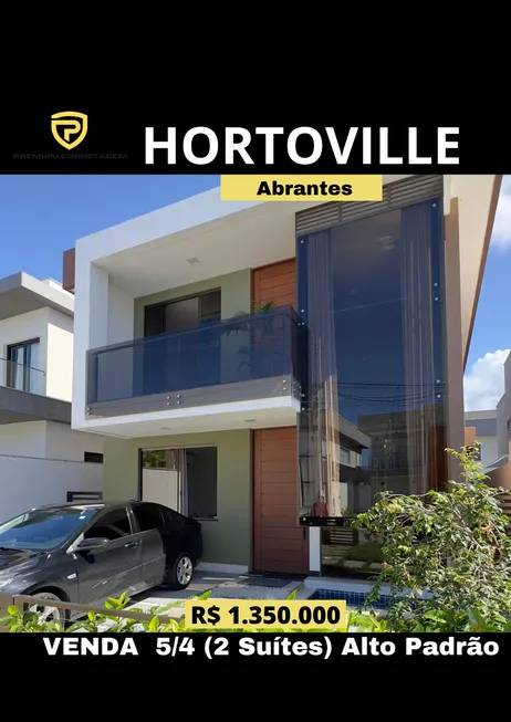 Foto 1 de Casa de Condomínio com 5 Quartos à venda, 209m² em Abrantes, Camaçari