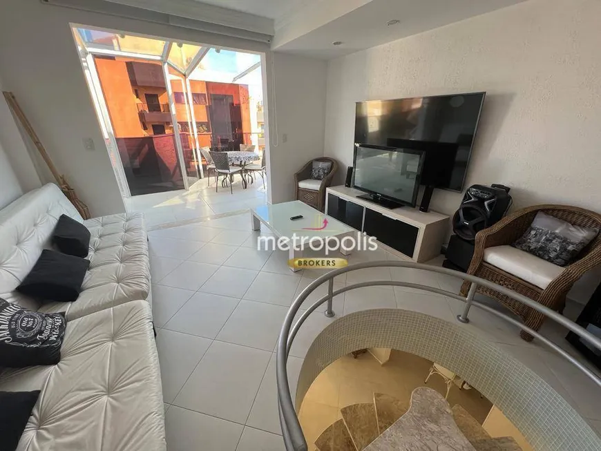 Foto 1 de Cobertura com 3 Quartos à venda, 200m² em Jardim Belmar , Guarujá