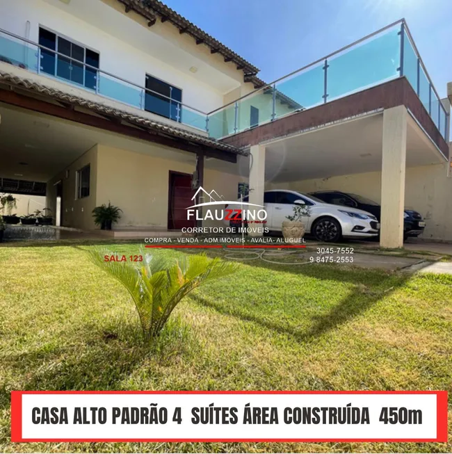 Foto 1 de Casa de Condomínio com 4 Quartos à venda, 450m² em Ponte Alta Norte, Brasília