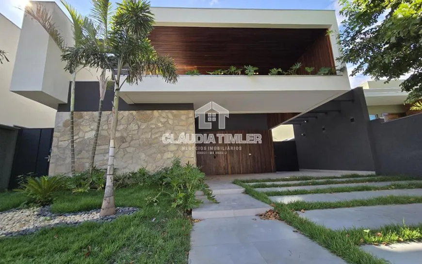 Foto 1 de Casa de Condomínio com 3 Quartos à venda, 186m² em Terras Alpha Campo Grande, Campo Grande