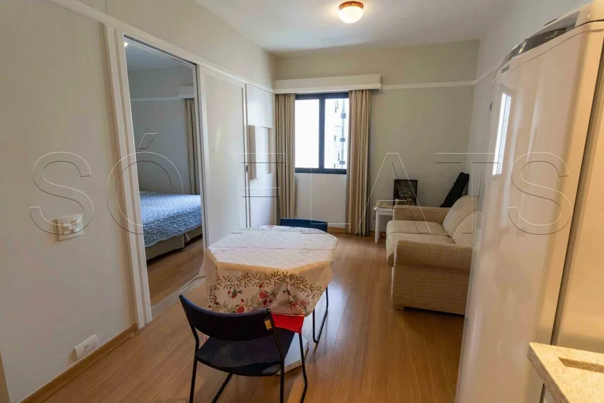 Foto 1 de Flat com 1 Quarto para alugar, 33m² em Jardins, São Paulo