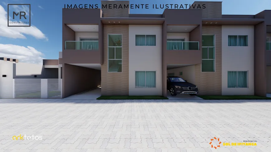 Foto 1 de Casa de Condomínio com 3 Quartos à venda, 105m² em Ipitanga, Lauro de Freitas