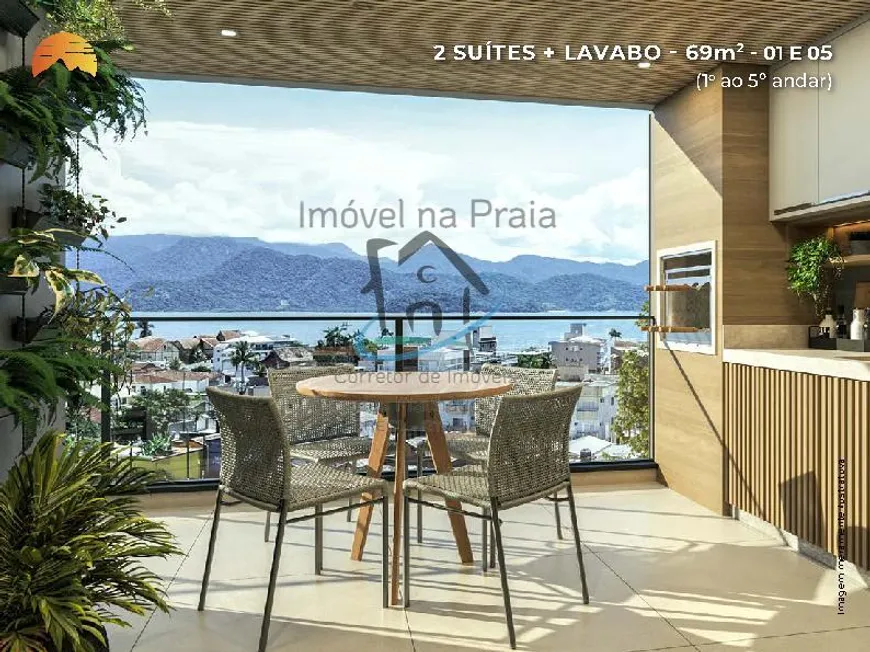 Foto 1 de Apartamento com 2 Quartos à venda, 55m² em Itaguá, Ubatuba