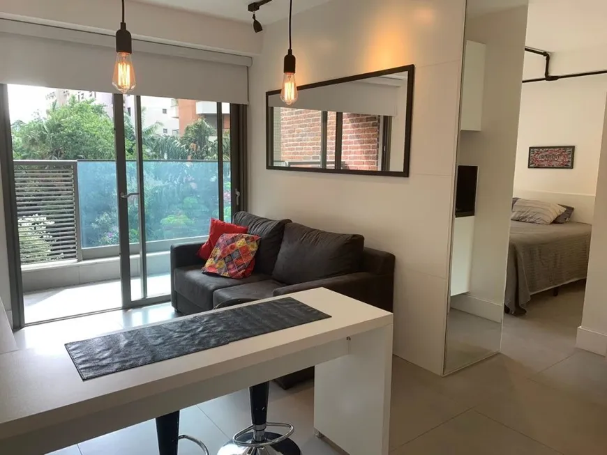 Foto 1 de Flat com 1 Quarto para alugar, 40m² em Itaim Bibi, São Paulo