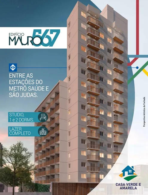 Foto 1 de Apartamento com 2 Quartos à venda, 36m² em Jardim da Saude, São Paulo